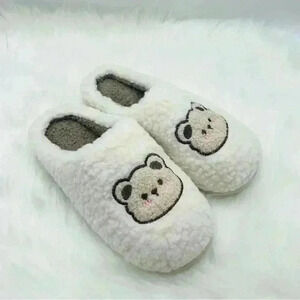 Plush Bear Slippers